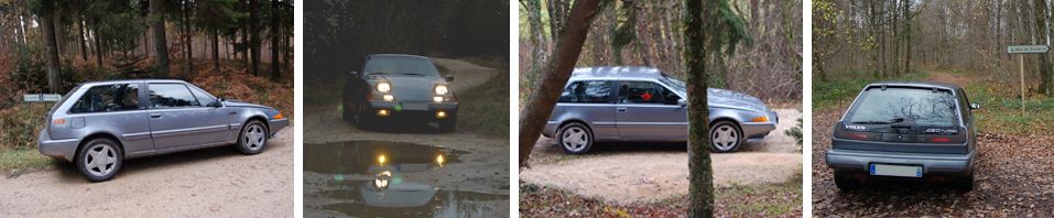 Volvo 480 en forêt